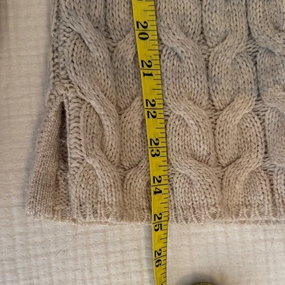 Sparrow Women's Cable Knit Sweater - Blue and Cream - Picture 13 of 13